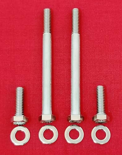 Alloyboltz- Compatible With Rochester Quadrajet Q-jet Carb Mount Bolts Stainl...