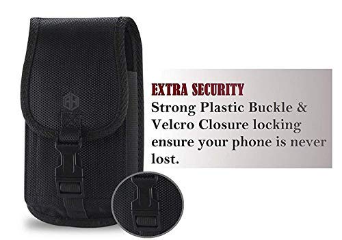 image for AccessoryHappy AH Military Grade Cell Phone Pouch Clip Holster Holder 