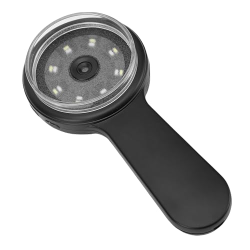 SENECESLI Micro Pocket Handheld Kids Microscope Educational Science Kit Toy, 2in Screen, 5-200X Magnification, Type C Rechargeable, for Xmas Gifts Electronic Repairmen Explorers (Black) - Image 7