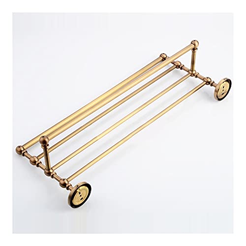 Porte-serviette d'angle en laiton massif pour optimiser les petites salles de bain - 6