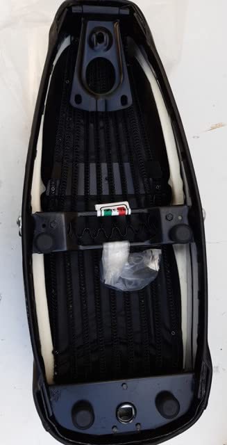 E-BIKERS SELLA LUNGA compatibile con VESPA 50 SPECIAL 125 ET3 PRIMAVERA 125 CON SERRATURA E MOLLE - MADE IN ITALY -