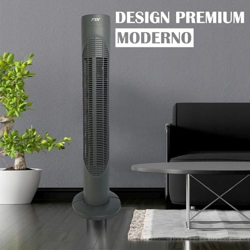 Ventilador de Torre com 3 Velocidades, Design Slim, Motor Silencioso - 127V 55W, 60Hz