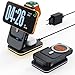 GEEKERA 3-in-1 Faltbare Magnetische Ladestation: 2026 Upgrade herausnehmbare 5000mAh Powerbank, induktives Ladegerät für iPhone Air/17/16/15-12, für Apple Watch 11-2, AirPods, Samsung Galaxy, Schwarz
