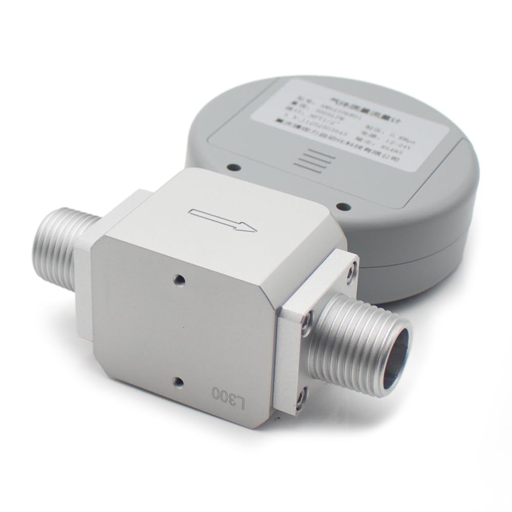 Toplionace Caudalímetro Másico Digital de Microgas 300 L/Min para Aire Comprimido, Nitrógeno y Oxígeno. Transmisión Remota RS485 AMS2106R01