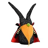 Décoration En Peluche De Gnomes Halloween,Poupée Sans Visage Faite À La Main Avec Poupée De Chapeau De Fantôme De Cape De Barbe Colorée, Cadeaux D'ornement D'anniversaire De Fête D'halloween