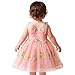 NNJXD Baby Girl Summer Casual Dress Toddler Flower Embroidery Tulle Dresses 2150 Pink Size(5Y) 4-5 Years