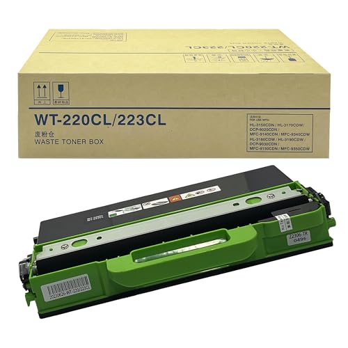 LCL - LCL WT220CL WT-220CL WT223CL WT-223CL Bac de récupération de toner résiduel pour Brother HL-L3210CW HL-L3230CDW HL-L3270CDW MFC-L3710CDW MFC-L3750CDW MFC-L3770CDW MFC-L3730CDW DCP-L330CDW DCP-L3750CDW