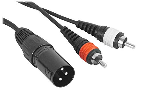 Câble XLR vers double RCA pour brancher une table de mixage