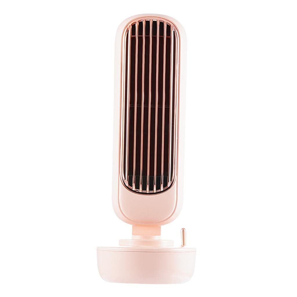 USB Air Cooler Fan Summer Tower Fan Air Conditioner Humidifier Pink-image-39
