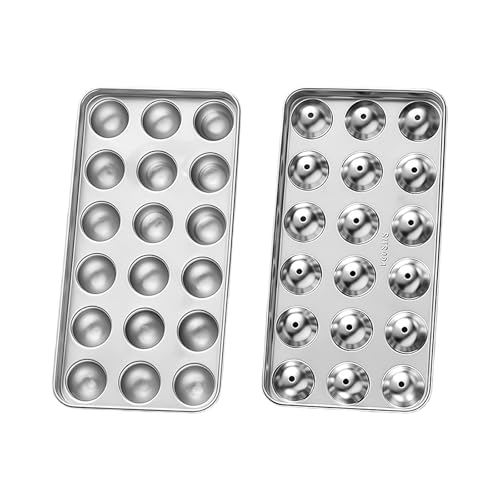 Molde profesional para bolas de hielo acero inoxidable miniatura 6