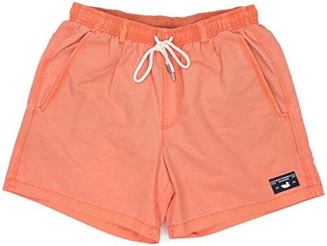 Southern Marsh Shoals Seawash Swim Trunk, Peach, Medium