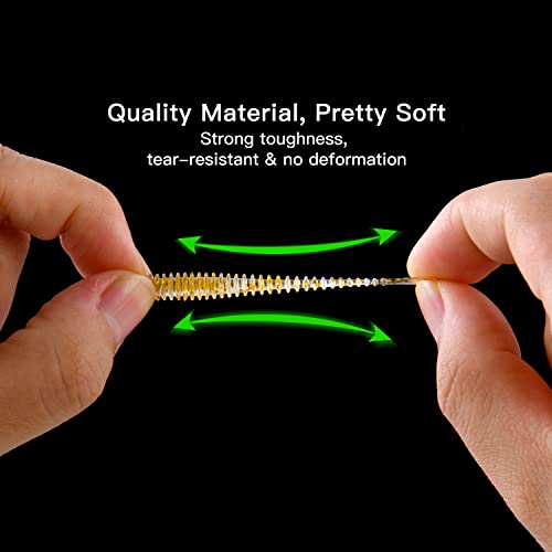 Goture Soft Plastic Fishing Lures Kit Jig Head Hooks Bass Trout Lures Fishing Worm Lures Crappie Jigs Fishing Lures Set With Tackle Box For Freshwater Saltwater Fishing #TOP2