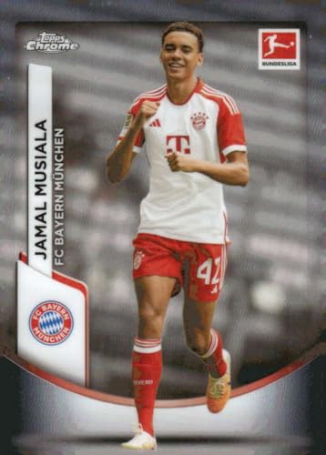 2023-24 Topps Chrome Bundesliga #83 Jamal Musiala FC Bayern Munchen Soccer Soccer