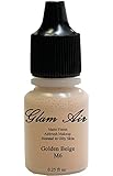 Glam Air Airbrush Makeup Foundation Water Based Matte M6 Golden Beige (Ideal for Normal to Oily Skin) 0.25oz