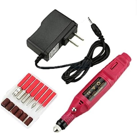Robifel Electric Nail Drill, Compact Efile Electrical Professional Nail File Kit for Acrylic, Gel Nails, Manicure Pedicure Polishing Shape Tools Design for Home Salon Use, Multicolour