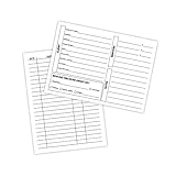 Client Profile Cards for Business for Hair Stylist Salon Record Information Intake Sheets Service Log (7 x 5” 100 pk) Hairdresser Cosmetologist