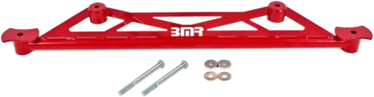 BMR SUSPENSION Chassis Brace, Cradle, Steel, Red Powder Coat, Chevy Camaro 2016-18, Each