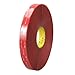 TapeCase 3M 4905 4,4 cm x 72 yd VHB 4905 Nastro acrilico bifacciale trasparente, spessore 20 mil (0,51 mm), rotolo da 4,4 cm x 72 yd (1 rotolo)