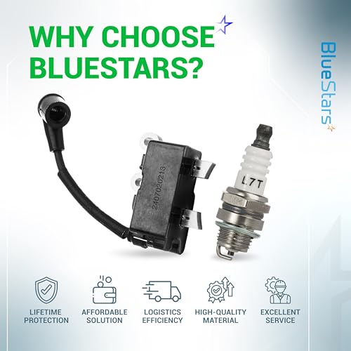 BlueStars 291337001 Ignition Coil with Spark Plug - Compatible with Ryobi RY254BC RY251PH RY252CS RY253SS 2 Cycle 25cc 25.4cc String Trimmer Brush Cutter by BlueStars - Image 8
