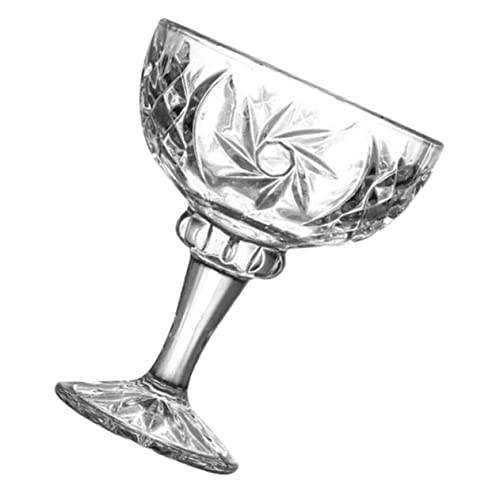 Cabilock Elegante Ciotola per Dessert in Ciotola per Yogurt con Base Alta Coppa Decorativa per per Spuntini