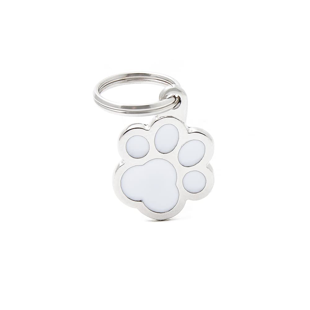 MYFAMILY tag White Paw plate dogs engraving custom cats