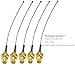 TUOLNK 5PCS IPX MHF4 to RPSMA Antenna 0.81mm Coax Cable, 6inch(15cm) UFL to RP-SMA Female Coaxial Cable, Low Loss U.FL Coaxial for Wireless Network, Mini PCI