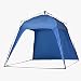 Produktbild Defacto Outdoor Pavillon 2,5 x 2,5 x 1,9 m, Wasserdicht & UV-Schutz, Gartenzelt Gartenpavillon inkl. 1x Seitenteil, Tasche, Heringe, Robuster Camping & Partyzelt, Pop Up Zelt Aufbau in 2 Minuten BLAU