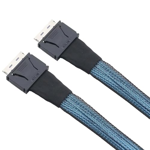 Cable SFF-8611 8i macho a macho PCIe de repuesto para discos duros internos de servidor 3