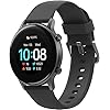 Smartwatch, UMIDIGI Urun S Fitness Tracker horloge, Bloed Zuurstofmonitor (SpO2) Pols Hartslagmeter, 5 ATM, Bluetooth Porthorloge voor Dames en Heren, Activitytracker voor Android iOS, Zwart