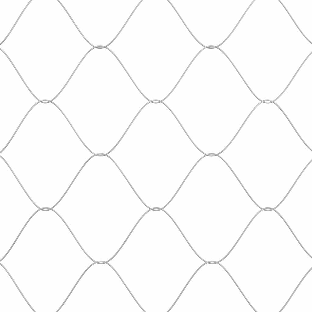 vidaXL Gabbia per Cani Argento 200 x 200 x 200 cm Acciaio zincato, Cage da Giardino e Terrazzo, Gabbia Rustica, Kennel Esterno, Rifugio per Canini, Area Sicura per Animali