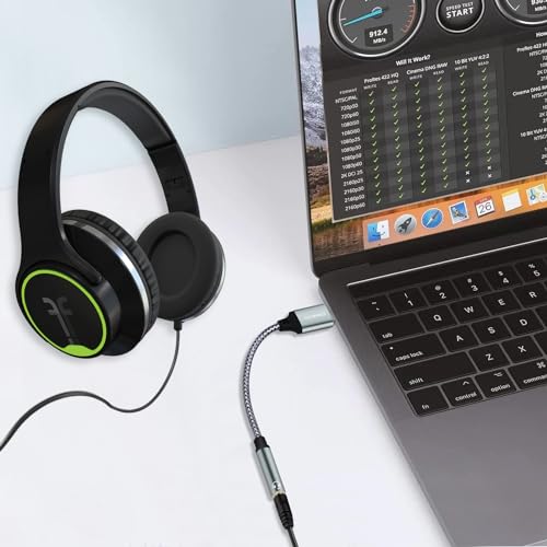 (2-Pack) QimKero External Stereo Sound Card, USB-A to 3.5mm TRRS 4-Pole Female, USB to 3.5mm AUX Stereo Audio Cable for PC Windows, Laptop, Mac, Desktops, Linux, PS4 Plug and Play No Drivers Needed - Thumbnail 5