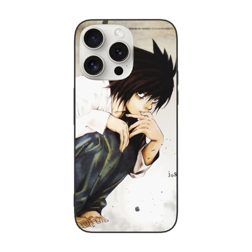 Iphone 15 Pro�p �P�[�X Death Note �f�X�m�[�g Ip15 Pro Max-6.7in �X�}�z�P�[�X �����ق� 15pro �t���J�o�[ �N���A �ϏՌ� �ω���