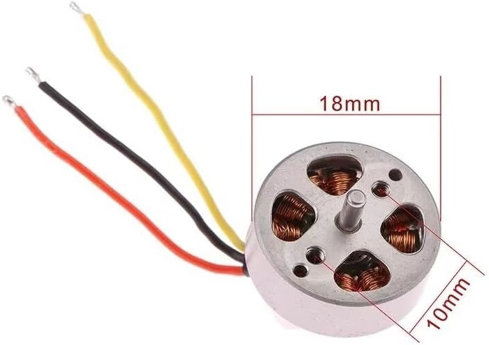1Pcs 2750KV Mini 18MM 3-phase Brushless Motor High Speed 2S-3S 2MM Shaft RC Drone FPV Quadcopter Aircraft Engine