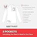 SCOTTeVEST Qzip Performance Pullover for Men - 3 Hidden Pockets - Moisture Wicking Quarter-Zip for Travel & More (Steel Blue, X-Large)
