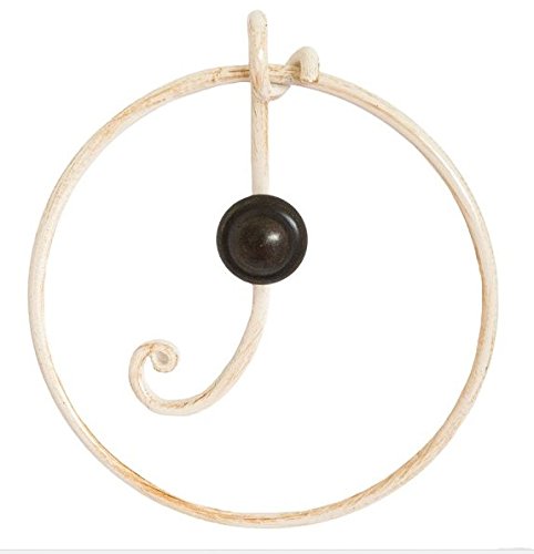 Anneau porte-serviette haut de gamme finition Ivoire mat collection Nuage