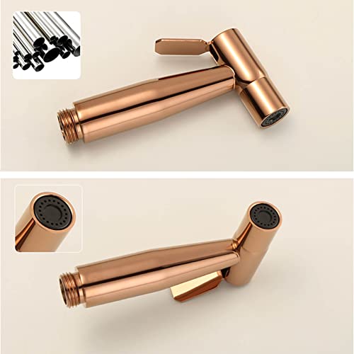 Douche bidet de salle de bain multifonction or rose pour routine bien-être - 3