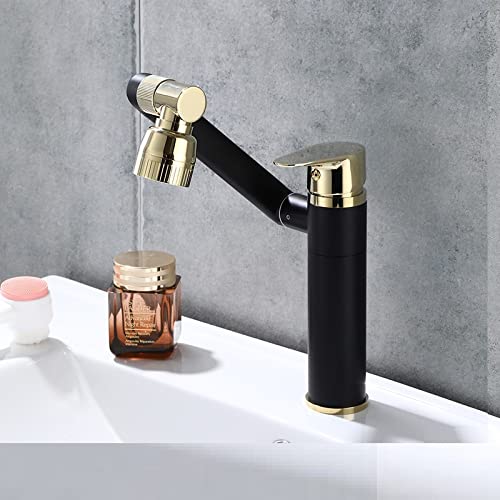 Robinet de toilette porte-bonheur chat de fortune en cuivre pour vasque rétro et soin des cheveux