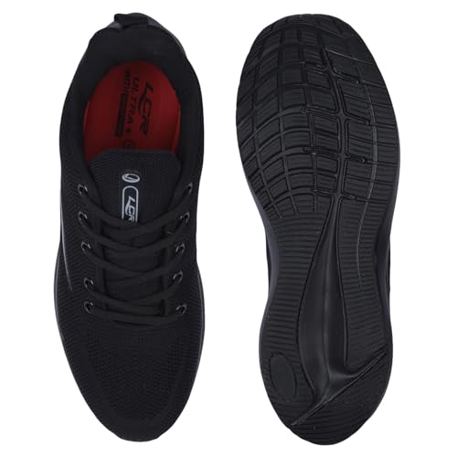 Image of Lancer Mens BOSS-2BLK-DGR Black Running Shoe, 9