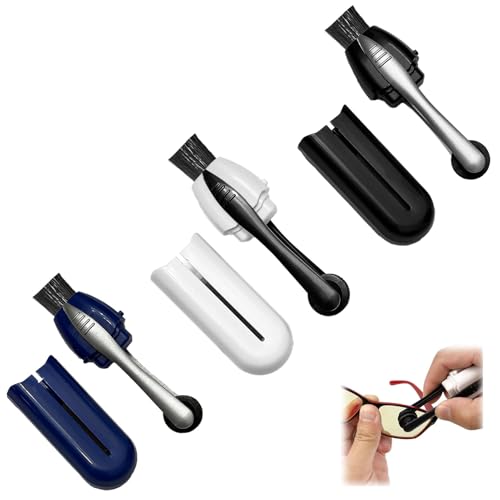 3Pcs Portable Eye Glasses Cleaner, Efficient and Durable Carbon Microfiber