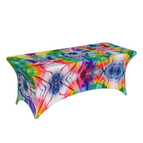 Nappe de table extensible pour masquer une table de mariage - 4