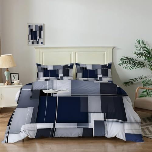 Housse de couette rayures géométriques pour lit d'enfant mixte - 5