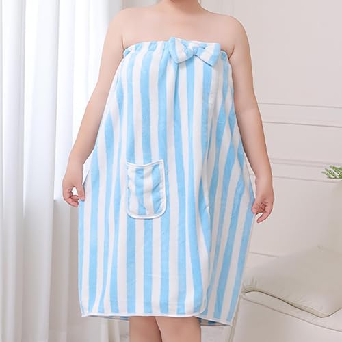 Oplxuo Towel Wrap for Women, Spa/Shower/Bath/Gym Plush Towel Wrap Adjustable for Girls Women,Soft Comfortable Body Bath Wrap2