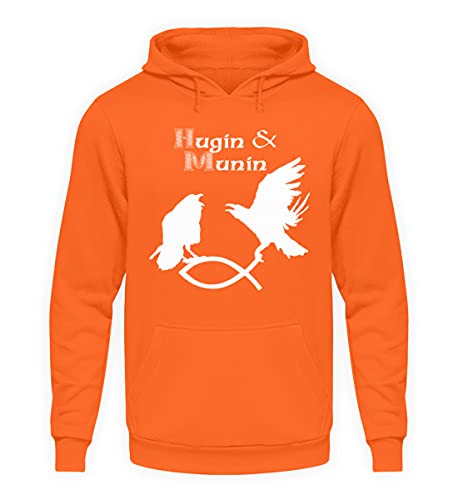 Sweat corbeau Hugin & Munin Orange Crush S pour vos sorties urbaines