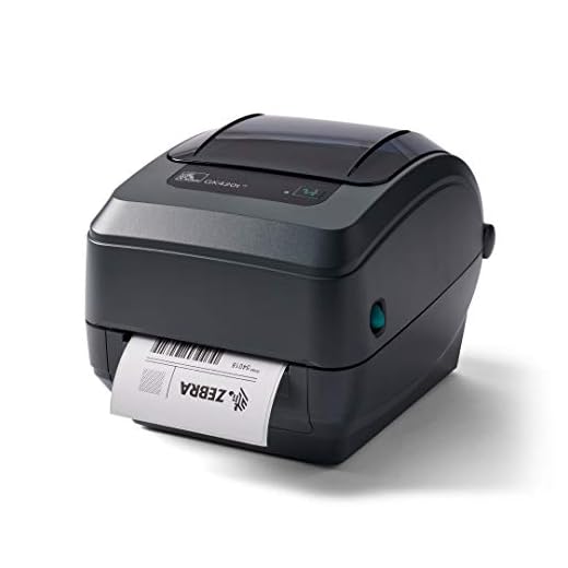 Zebra GK420t Thermal Transfer Label Printer (Renewed)