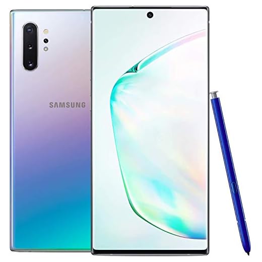 Samsung Galaxy Note 10+ Plus N975 6.8" Android 256GB Smartphone (Renewed) (Silver, AT&T)