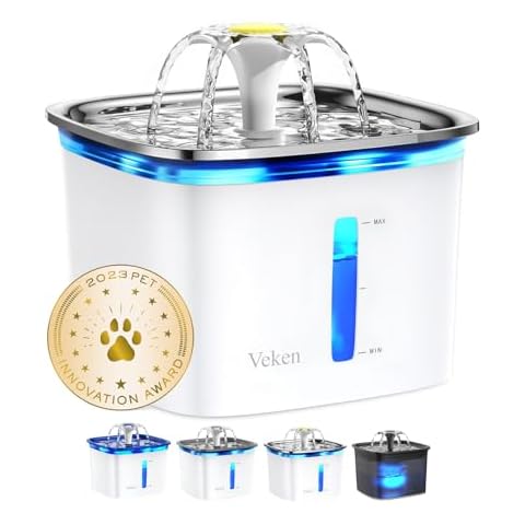 Veken Stainless Steel Pet Fountain Cover