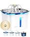 Veken Innovation Award Winner 95oz/2.8L Cat Water Fountain