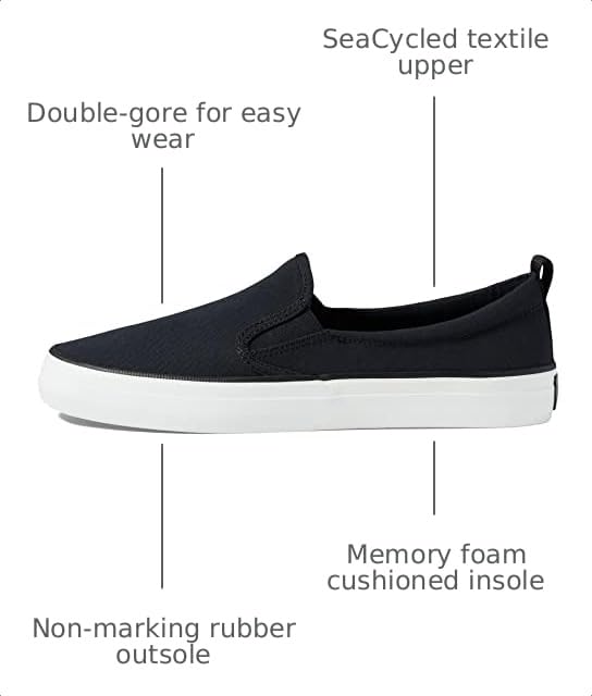 Image of Sperry Women's, SeaCycled Crest Twin Gore Canvas Sneaker