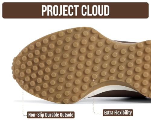 Image of Project Cloud Trendy Fashion Sneakers for Women 2026 - Memory Foam and Non-Slip Comfortable Casual Ladies Shoes for Womens Fashion Sneakers - Lightweight Lace-up Shoes (Lecco)