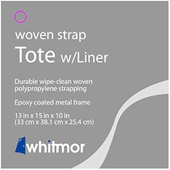 whitmor woven strap shelf tote
